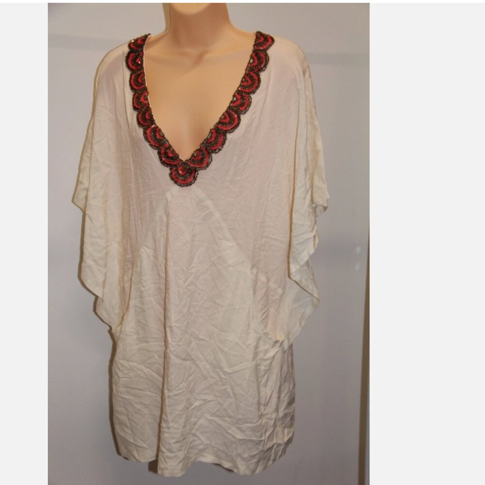 NWT Dotti Swimsuit Bikini Cover Up Dress Tunic Poncho IVR